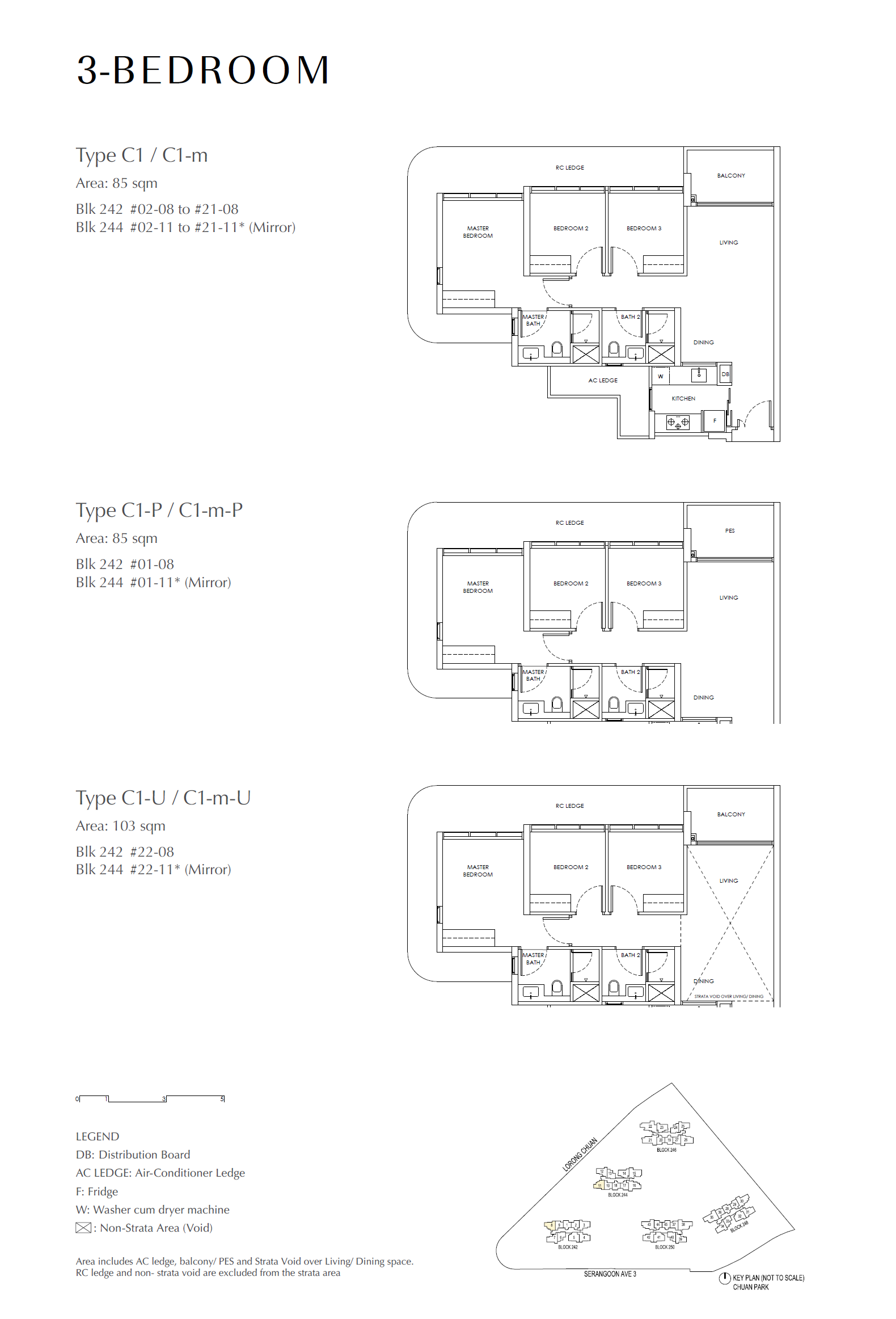 Chuan Park 1 Bedroom Floor Plan 11