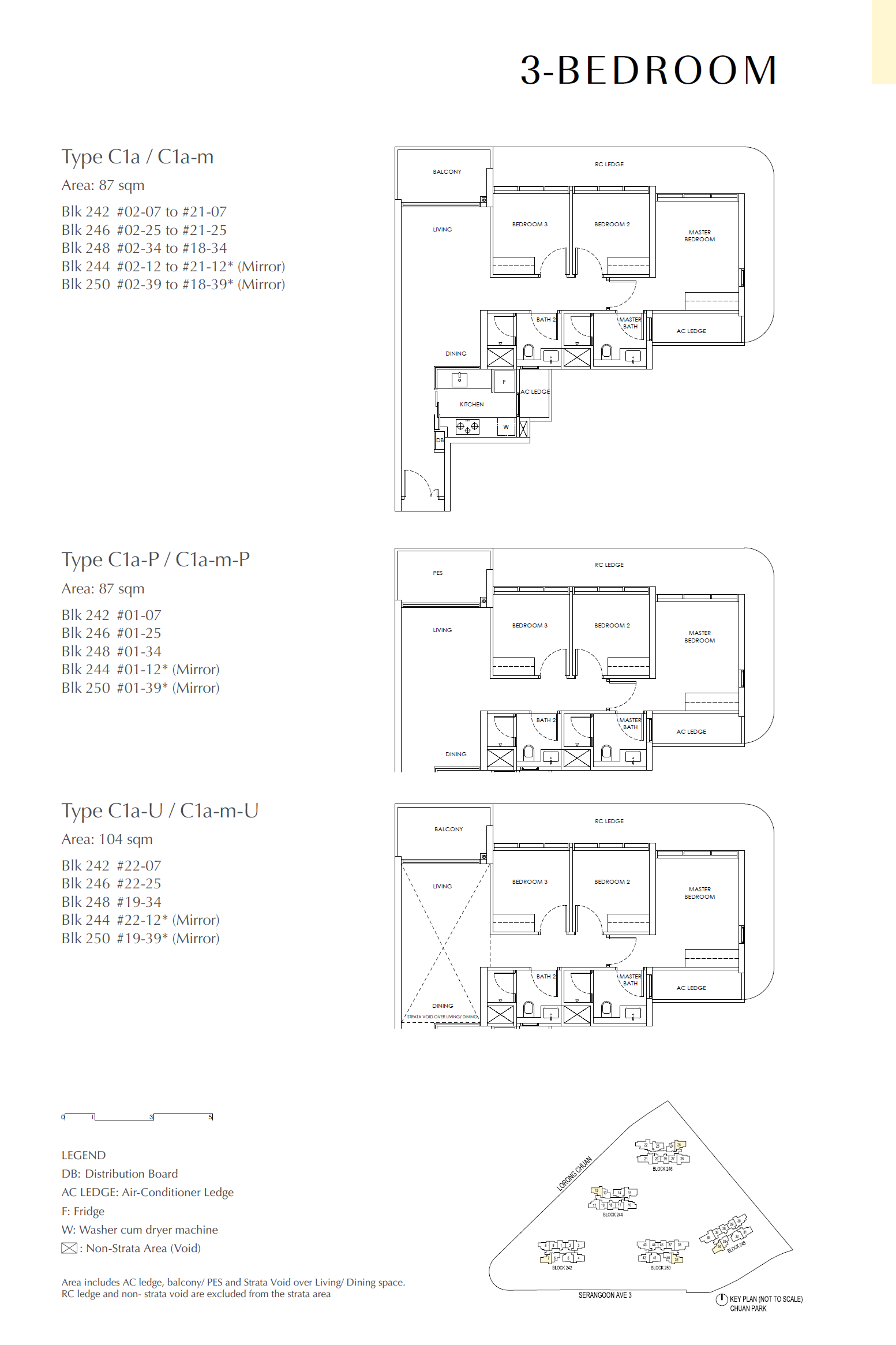 Chuan Park 1 Bedroom Floor Plan 16